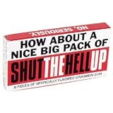 Blue Q Gag Gifts - Shut The Hell Up Gum