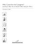 Who Cares for the Caregiver? Learning to Take Care of Yourself While Caring for Others (In Service Sourcebook Series)