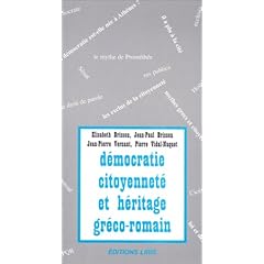 D�mocratie, citoyennet� et h�ritage gr�co-romain