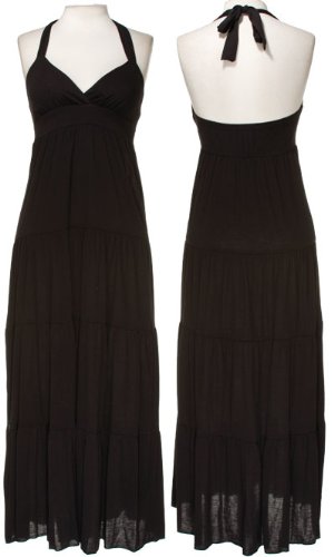 JFW Stretch Halter Maxi Dress