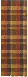 Hand Woven Elegant Jacquard 100% Cotton Copper Fleur De Lis Table Runners 12x72 Inches Set of Two
