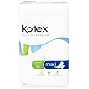 Kotex Long Super Maxi Pads, 44 Count (Pack of 6)
