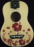  : Leolani Natural Hibiscus Soprano Ukulele
