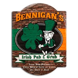 Irish Pub/Grub Bar Sign
