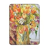 Tulips and Narcissi in an Art Nouveau Vase.. - iPad Cover (Protective Sleeve) - Art247 - IPads 1 And 2