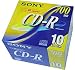 ソニー 10枚組CD-Rメディア80分 700MB ノンプリンタブル 10CDQ80DN2