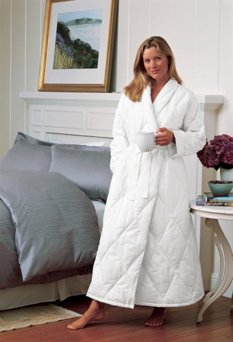Warm Things White Down Robe