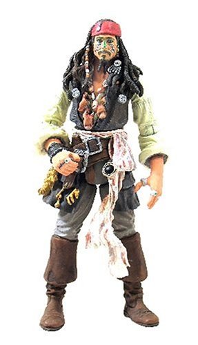 Childrens Toyshop  Toys : Pirates of the Caribbean 3 3/4" Figure - Jack Sparrow Head Hunter Crown
