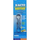X-Acto 9/16 inch Round Carving Router x2 for Crafts, Models, Hobbies, Home and Garden and other activities - X162