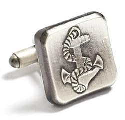 Vintage Anchor Cufflinks - Aviation/Nautical Formal Wear - Cufflinks
