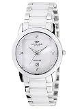 Oniss hommes suisses SS & Ceramic Sapphire Diamond Watch O