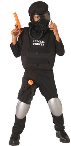 Young Heroes Special Forces Child Costume with Accessories, Medium