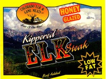 Honey Glazed Elk Jerky by Colorado Elk and Game Meats, LLC