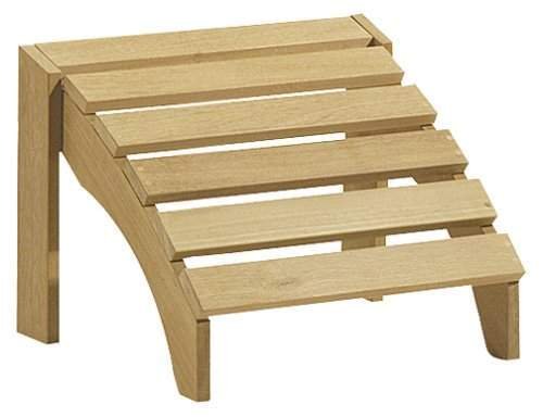 Kitchen: Rustic Natural Cedar Adirondack Ottoman