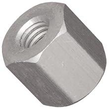 Hex Standoff, Aluminum, Inch, 4-40 Screw Size, 3/16" Length, Pack of 25