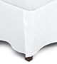 Pinzon Signature Diamond Matelasse Queen Bed Skirt, White