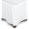 Pinzon Signature Diamond Matelasse Queen Bed Skirt, White