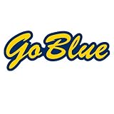 Michigan Wolverines Go Blue Car Magnet