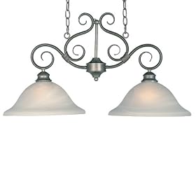 Maxim Lighting 2651MRKB 2 Light Pacific Island Light