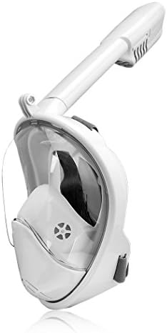 Mcoley Ocean View Snorkel Full Face Diving mask for Gopro Action Camera(white)