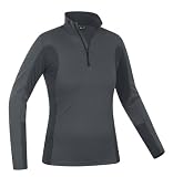 Salewa Damen Funktionsshirt Langarm LIBRA DRY ZIP-T, grau (780), 44/38