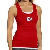 NCAA Reebok Kansas City Chiefs Ladies Red Harmony Layered Tank Top (Large)