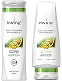Pantene Pro-V Shampoo & Conditioner Set, Nature Fusion with Avocado Oil, 12 Ounce Each