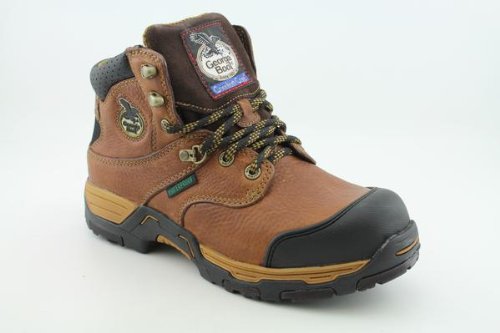 Men's Georgia Diamond Trax Waterproof Work Boots Rust
