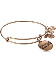 Alex and Ani "NFL" Pittsburgh Steelers Logo Expandable Wire Bangle Bracelet, 7.5"