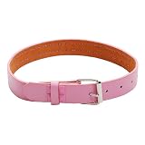 Pink 2 Row Studded Genuine Leather Fashion Belt Girls S-XL (30-44 in)