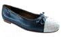 Tommy Bahama 'St. Croix' Shoe w/Woven Cap-Toe in Navy