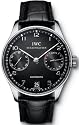 IWC Portuguese Automatic Steel Black Mens Watch IW500109