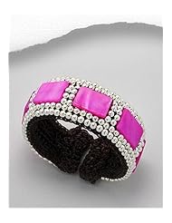 Cuff Bracelet In White Base