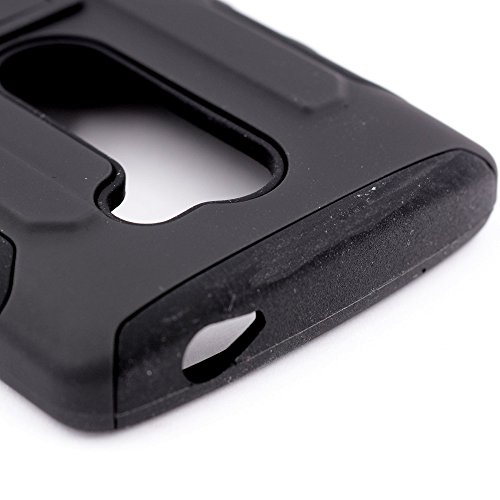 LG Volt 2 Case LG Magna Case iWIRE® [UTMOST Protection] Black Dual Layer Armor Holster Clip Case Cover for LG Volt 2 C90 / LG Magna H502g / LG G4 Mini + iWIRE® Touch Screen Pen