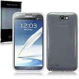 TPU Gel skin Handytasche Case Etui H�lle f�r Samsung Galaxy Note II / Note 2 N7100 Transluzent Wei�von "TERRAPIN"