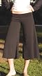 Ladies Cotton/Spandex High Quality Casual Gaucho Pant