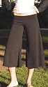 Ladies Cotton/Spandex High Quality Casual Gaucho Pant