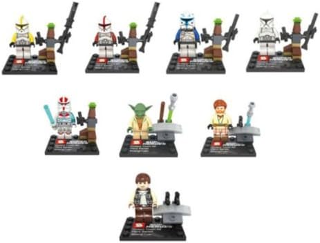 Hot! Lots of 8 Sets Building Toys Minifigures STAR WARS Series Blocks Toy