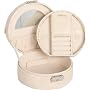 Madelcar - Runder Schmuckkoffer beige 16x15x7 cm 1&hellip von Madelcar