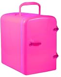4 Litre Pink Mini Fridge  from Unbranded