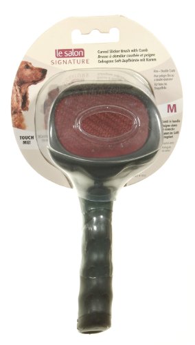 Dog Grooming Brushes:Hagen 70731 Le Salon Signature Curved Slicker Brush for Dogs, Medium