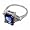 Silver Tanzanite Cubic Zirconia Ring S10 NEW!