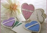 LOVE GROWS Plantable Wildflower Favors-Heart Set of 12 - Lavender (Set of 96) - Baby Shower Gifts &
