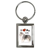 I Love My Collie Key Chain