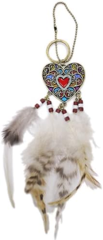 Dream catcher stained glass antique feather amulet heart; SGDC-005A / G (japan import)