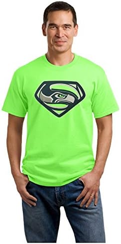 Superhawks Darkhawk Short Sleeve T-Shirt - Men's or Ladies Sizes (Neon Green, Men's- XL)