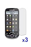 3-Pack Samsung Intercept Moment 2 M910 Combo LCD Screen Protector for Samsu ....
