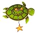 Allen Designs Shelldon Turtle Pendulum Wall Clock