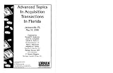 Advanced Topics In Acquisition Transactions