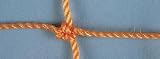 Sporting Goods : Markwort Junior Size Orange 2.0 mm Soccer Goal Net - 1 Pair
